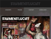 Tablet Screenshot of fahnenflucht.com